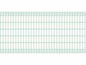 Panel ogrodzeniowy 1,23x2,5 m ocynk + ral6005, 75x200 mm oczko POLBRAM