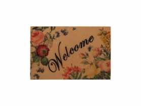 Wycieraczka Decora 40x60 cm welcome flowers beżowy MULTI-DECOR