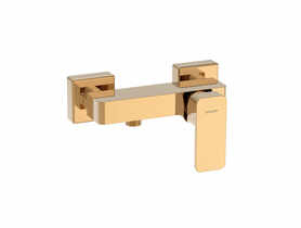 Bateria natryskowa ścienna Loft Gold VALVEX