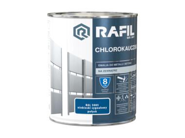 Zdjęcie: Emalia do metalu i betonu Chlorokauczuk niebieski sygnałowy 0,75 L RAFIL