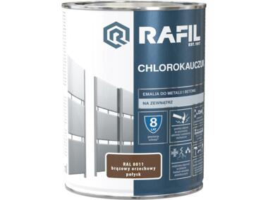 Emalia chlorokauczukowa brąz orzech RAL8011 0,9 L RAFIL