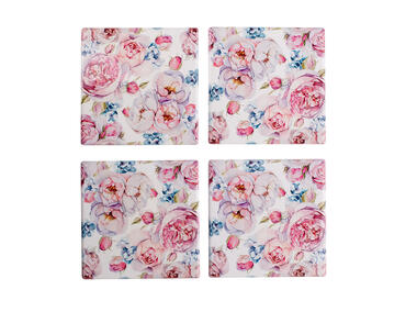 Zdjęcie: Zestaw 4 podstawek ceramicznych 10x10cm Scarlett ALTOMDESIGN