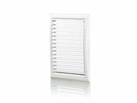 Kratka wentylacyjna z siatką 193x188 mm biała VENTS