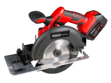 Zdjęcie: Pilarka tarczowa 18V; piła 165 mm; bez akumulatora i ładowarki; Modeco System 18V MODECO EXPERT