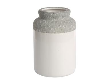 Zdjęcie: Wazon porcelanowy dekoracja Granit 10x10x15 cm ALTOMDESIGN