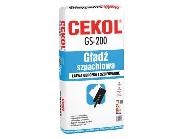 Zdjęcie: Gładź szpachlowa GS-200 - 2 kg CEKOL