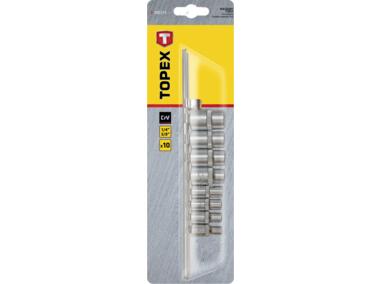 Zdjęcie: Nasadki Torx 1/4", 3/8", zestaw 9 sztuk TOPEX