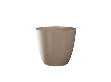 Zdjęcie: Doniczka Ella 9 cm latte połysk 3 szt. GARDEN LIFE