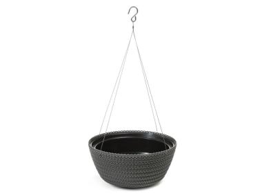 Zdjęcie: Misa wisząca Jersey 30 cm antracyt LAMELA