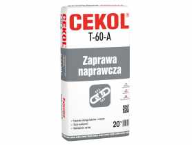 Zaprawa naprawcza T-60, 20 kg CEKOL