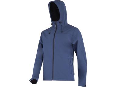 Zdjęcie: Kurtka softshell z kapturem granatowa, 2XL, CE, LAHTI PRO