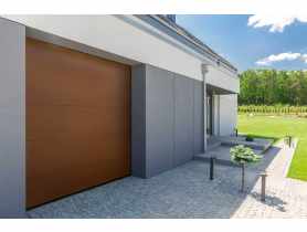 Brama segmentowa Optimal L40, orzech, 2750x2125 mm KRONMAT