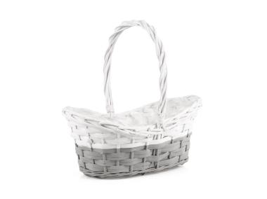 Zdjęcie: Koszyk z folią do obsadzania kwiatami 35x24x13x16/38 cm TIN TOURS