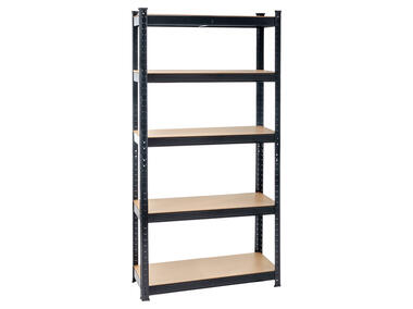 Zdjęcie: Regał magazynowy 75x30x150 150 kg czarny MIRPOL