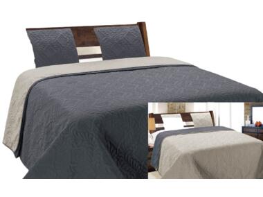 Zdjęcie: Narzuta Vigo II 220x240+240 cm 035 dark grey-silver EUROMAT