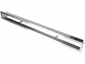 Kratka kominkowa otwarta 100x6 cm inox PARKANEX