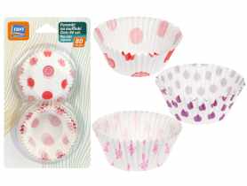 Foremki na muffinki Dots 80 sztuk SIMPLE SOLUTIONS