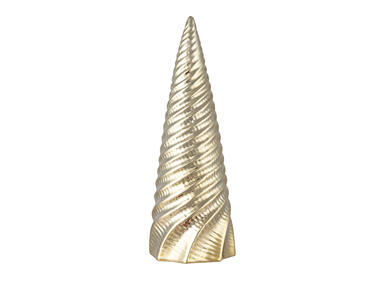 Zdjęcie: Figurka porcelanowa choinka 8x7,5x14 cm złota ALTOMDESIGN
