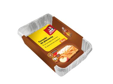 Zdjęcie: Foremki aluminiowe zapiekanka 3 szt. JAN NIEZBĘDNY
