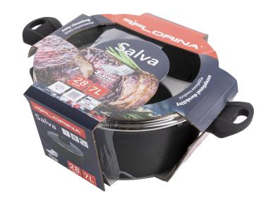 Zdjęcie: Garnek aluminiowy Salva 28 cm - 7 L FLORINA