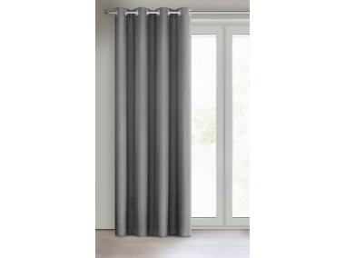Zdjęcie: Zasłona gotowa Rita 140x250 cm szary EUROFIRANY