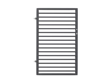 Zdjęcie: Furtka Otylia 0,9x1,5 m stal ocynk +  ral 7016 struktura lewa POLBRAM