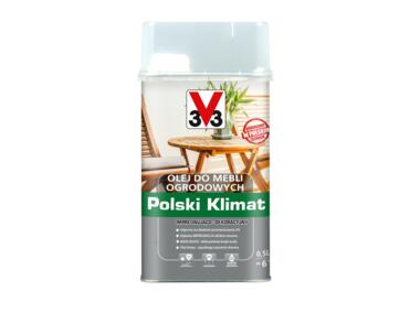 Olej do mebli ogrodowych Polski Klimat 0,5 L Tek V33