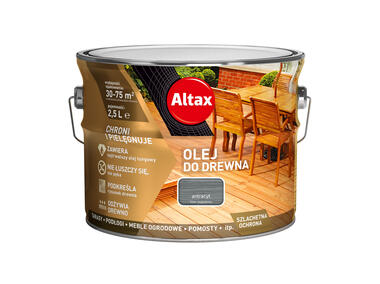 Zdjęcie: Olej do drewna 2,5 L antracyt ALTAX