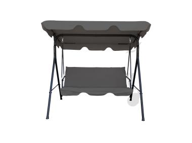 Zdjęcie: Huśtawka ogrodowa Dakota dark grey - 3 osobowy VIMAR