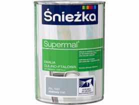 Emalia Supermal matowy stalowy R7001 0,8L ŚNIEŻKA