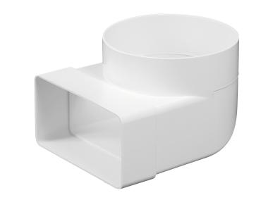 Zdjęcie: Kolano łącznikowe 90` - 60x120/100 mm AWENTA