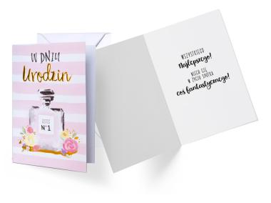 Zdjęcie: Karnet GS-016 Urodziny - perfum KUKARTKA