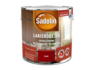 Lakierobejca ekskluzywna 2,5 L cedr SADOLIN