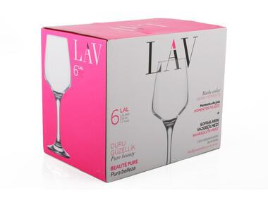 Zdjęcie: Kieliszki na wino Lav 330 ml - 6 szt. SMART KITCHEN GLASS