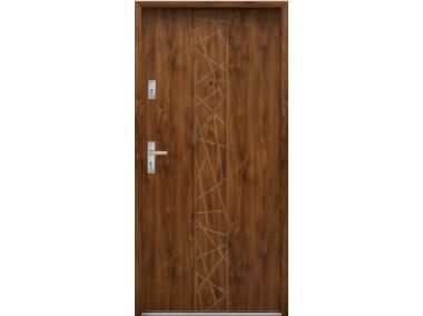Zdjęcie: Drzwi wejściowe do mieszkań Bastion N-53 Dąb złoty 90 cm prawe OSPŁ KR CENTER