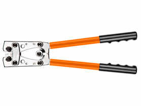 Szczypce do zaciskania końcówek 6-50 mm2 (10-1 AWG), 390 mm NEO