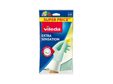 Zdjęcie: Rękawice Extra Sensation L VILEDA