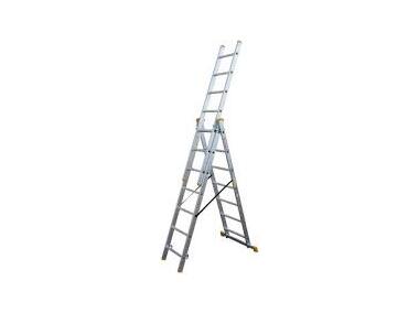 Zdjęcie: Drabina aluminiowa przemysłowa 3x7 MASTER