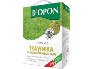 Zdjęcie: Nawóz do trawnika przeciw żółknięciu 5 kg BOPON