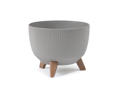 Zdjęcie: Misa Roma wood 400 mm jumper szary LAMELA