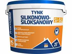 Tynk silikonowo-siloksanowy TSi-SiL biały B - 1,5 25 kg FRANSPOL