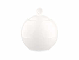 Cukiernica 380 ml porcelana kremowa w opasce new Bella ALTOMDESIGN