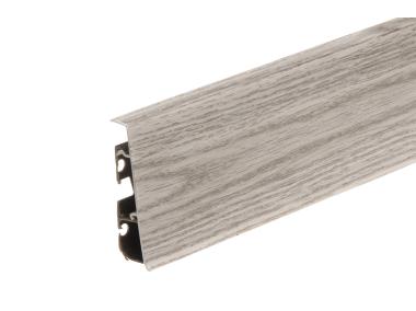 Zdjęcie: Listwa przypodłogowa PVC Hi Line Prestige 2,2x7,5 cm 2,50 m Dąb Sardynia Mat CEZAR