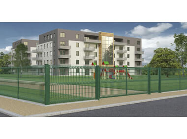 Zdjęcie: Brama przesuwna 3D 4x1,5 m ocynk + ral6005 lewa POLBRAM