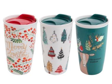 Zdjęcie: Kubek z pokrywką X-Mas 480 ml FLORINA