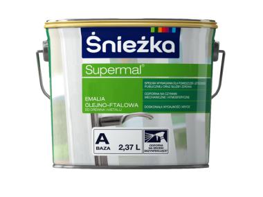 Zdjęcie: Emalia Supermal BazaA biały 2,37L ŚNIEŻKA