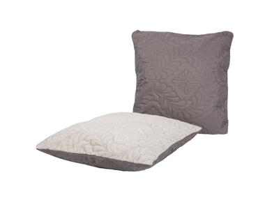 Zdjęcie: Poduszka Vigo II 40x40 cm 035 Dark Grey-Silver EUROMAT