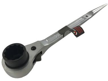 Zdjęcie: Grzechotka do rusztowań 19x22 mm chrom DEGET
