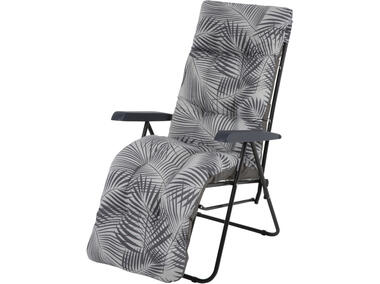 Zdjęcie: Fotel Malaga Plus z podnóżkiem szary PATIO