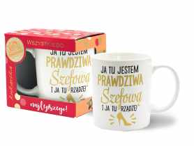 Kubek Premium Q Kubek PRAWDZIWEJ SZEFOWEJ 94386